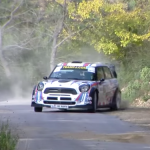 Pierre Roche en glisse avec la Mini JCW WRC