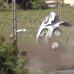 Crash d'une Citroën Saxo
