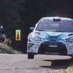 Citroën DS3 R5 les 4 roues en l'air