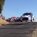 Citroën DS3 R5 les 4 roues en l'air