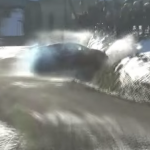 La Citroµën DS3 R5 qui tape dans le talus