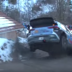La Hyundai I20 WRC juste après le choc