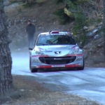 La Peugeot 207 S2000 en glisse sur la neige