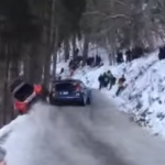 Les deux Ford Fiesta après le choc