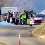 La Citroën DS3 WRC les 4 roues en l'air