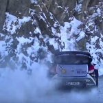 Hyundai I20 WRC à l'attaque sur la glace