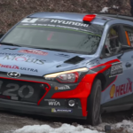 Hyundai I20 WRC dans la corde