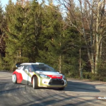 La Citroën DS3 R3 dans une épingle