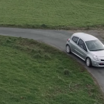 La Renault Clio vue de haut