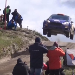 Ford Fiesta R5 les 4 roues en l'air