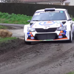 La Skoda Fabia R5 dans la boue
