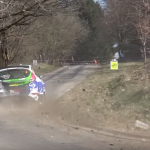 La Ford Fiesta R5 de Cherain à l'attaque