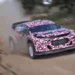 La Citroën C3 WRC lors de ses premiers tours de roue