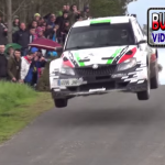 Skoda Fabia S2000 les 4 roues en l'air