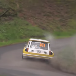 Renault 5 Turbo dans une corde pleine d'eau