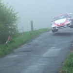 Une Porsche 997 GT3 les 4 roues en l'air