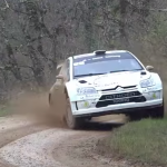 Stéphane Lefebvre avec la Citroën C4 WRC