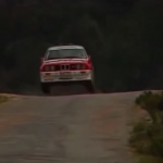 BMW M3 les 4 roues en l'air