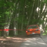 La Renault Clio pendant le crash