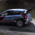 La Hyundai I20 WRC lors des tests