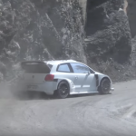 La Volkswagen Polo R WRC 2017 en dérive