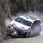 Crash d'une Peugeot 208 R2