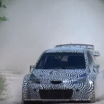 La Toyota Yaris WRC lors des essais