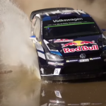 Volkswagen Polo R WRC dans un gros guet