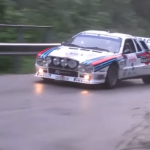 Une Lancia 037 aux couleurs officielles