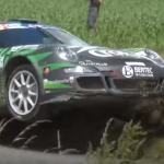 La Porsche avant son abandon