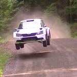 Gros saut pour la Skoda Fabia R5
