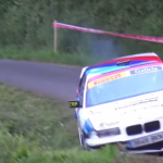 BMW dans une très grosse corde
