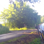 La Ford Fiesta sur le côté