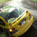 Renault Mégane dans le fossé