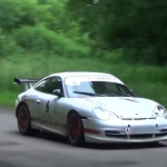 Porsche 996 GT3 lors du rallye