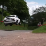 Opel Kadett en plein vol