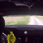 A l'intérieur de la Skoda Fabia R5