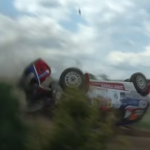 Gros crash d'une Citroën DS3 R3