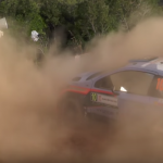 La Hhyundai I20 WRC dans la poussière
