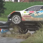 Crash d'une Skoda Fabia R5