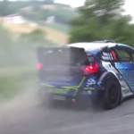 Une Ford Fiesta WRC