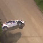 La Ford Fiesta R5 en plein crash