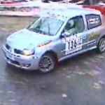 Une Renault Clio N3 en glisse