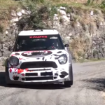 La Mini JCW WRC lors des essais