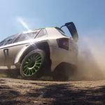 La Skoda Fabia R5 vu d'en dessous