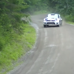 La Volkswagen Polo R WRC dans une courbe