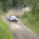 La Volkswagen Polo R WRC lors des essais