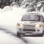 La Peugeot 205 T16 sur la neige
