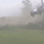 Crash d'une Ford Fiesta WRC