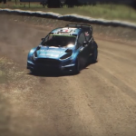Une Ford Fiesta WRC dans le jeu